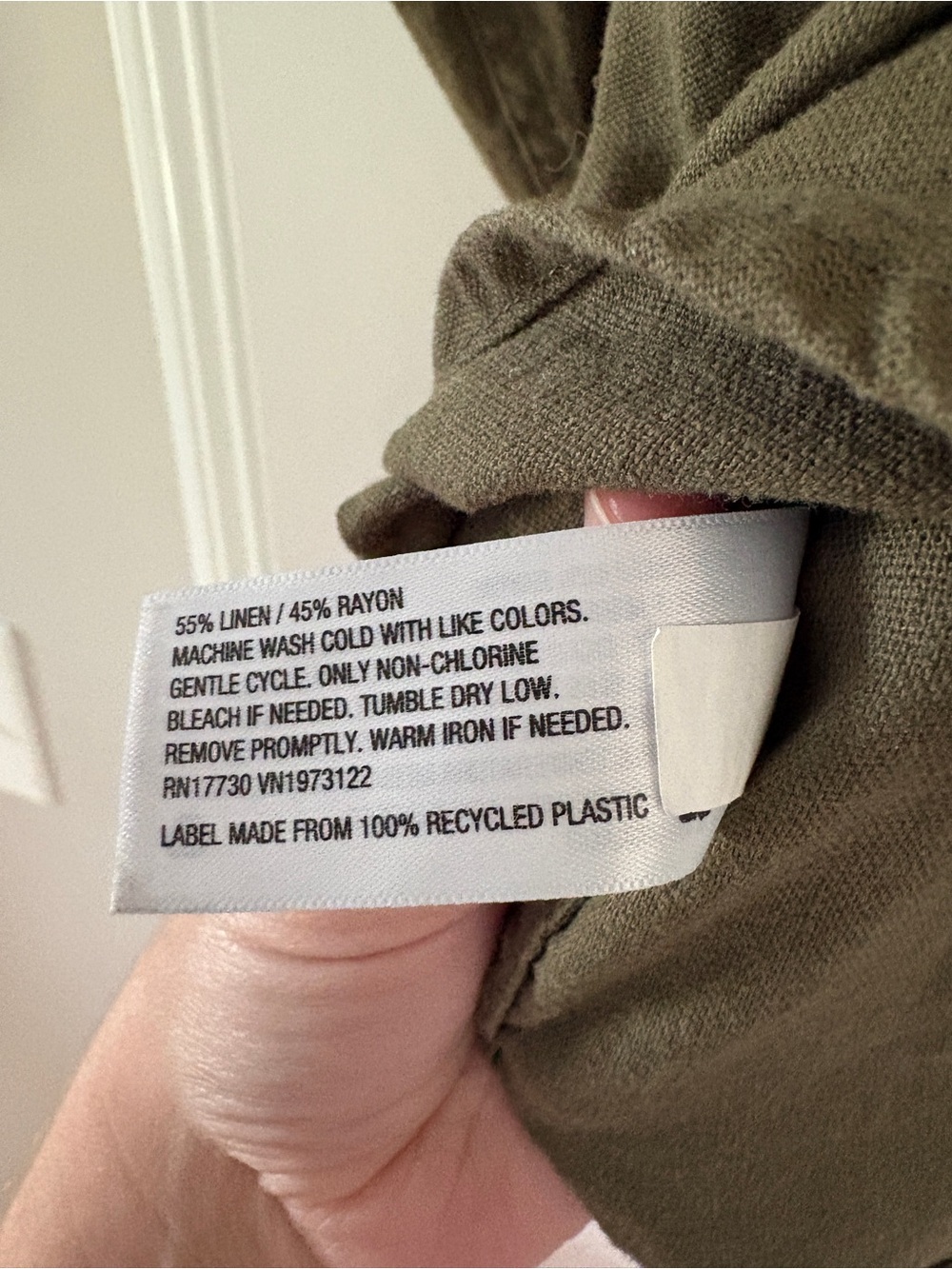 Universal Thread Olive Button-Down Workshirt - Picture 4 of 4